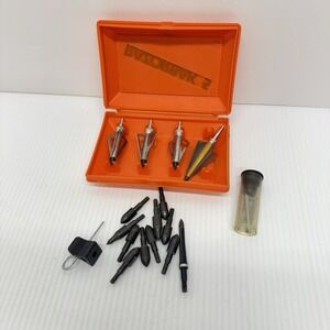 Razorback And Other Broadheads Plus Blades In Case Lot Of 5 & Extras